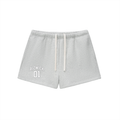 RIZWICK ‘01’ Women Grey Fleece Shorts