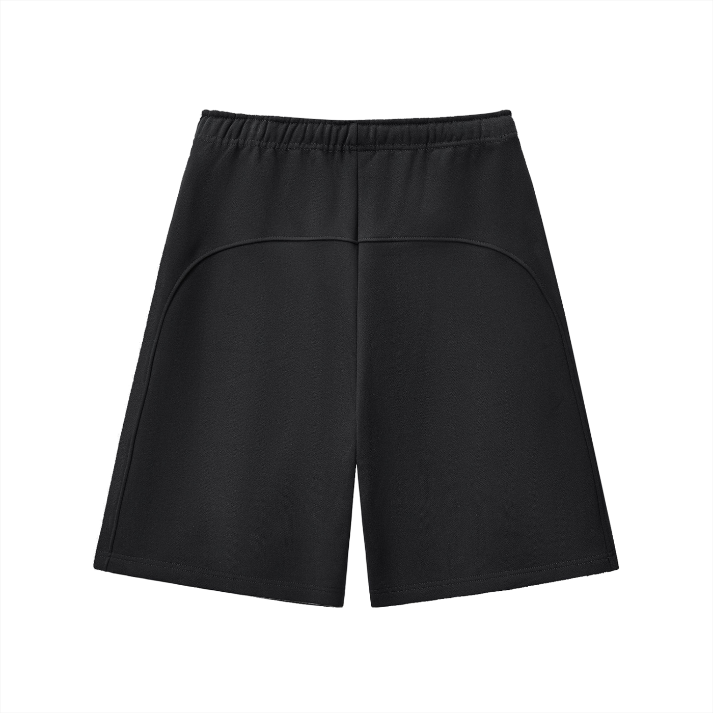 RIZWICK ‘01’ Black Heavyweight Fleece Shorts