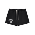 RIZWICK ‘01’ Women Black Fleece Shorts