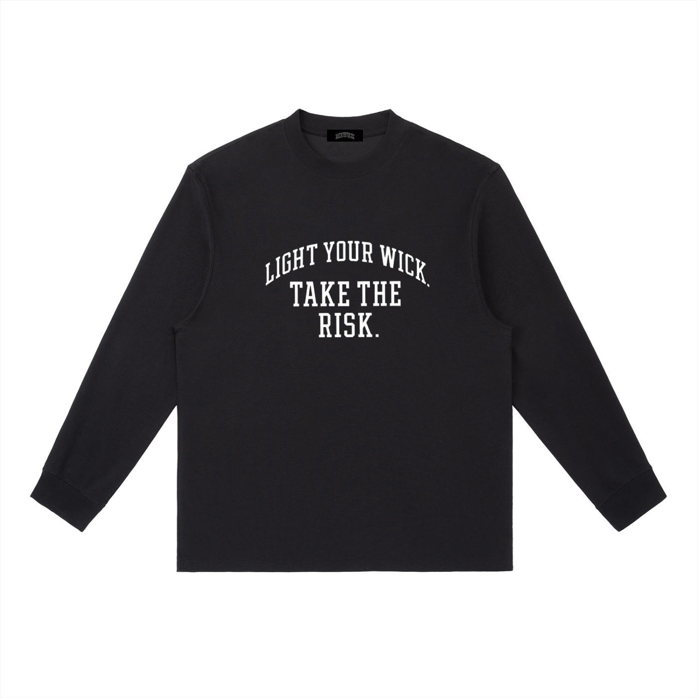 RIZWICK ‘LYWTTR’ Essential Crewneck Long-Sleeve T-Shirt