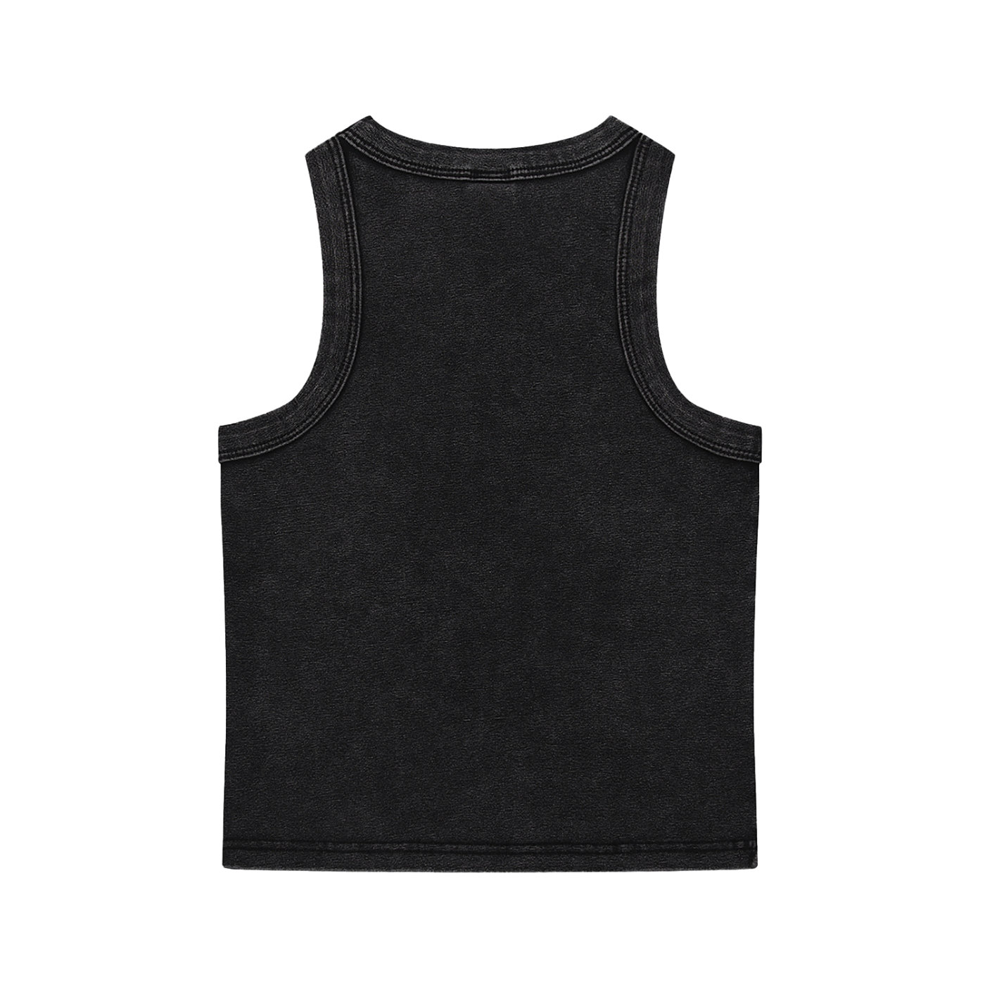 RIZWICK ‘G’ Black Washed Tank Top