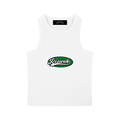 RIZWICK ‘G’ White Washed Tank Top